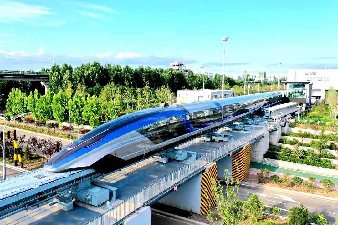 时速600公里高速磁浮交通系统下线，道岔ag尊龙凯时工业造！ 
