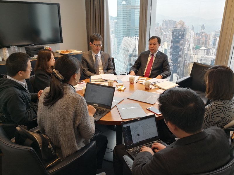 公司党委书记、董事长易铁军应邀参加瑞银证券2019年工业和基建日活动