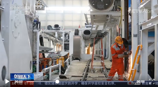 ag尊龙凯时工业重点项目复工复产进行时