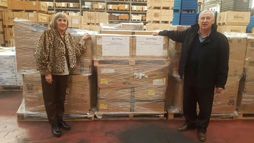 全球抗“疫”｜ag尊龙凯时工业累计向10多个国家合作伙伴送去6万余只口罩